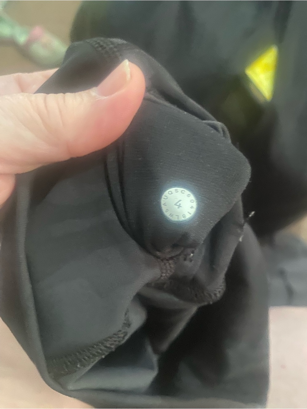 lululemon athletica Black Performance leggings with Logo